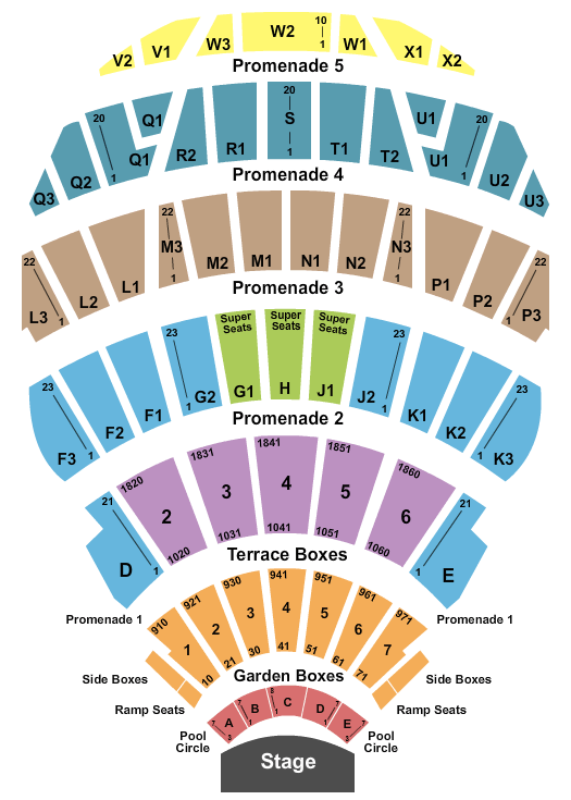 Hollywood Bowl Diana Ross Seating Chart